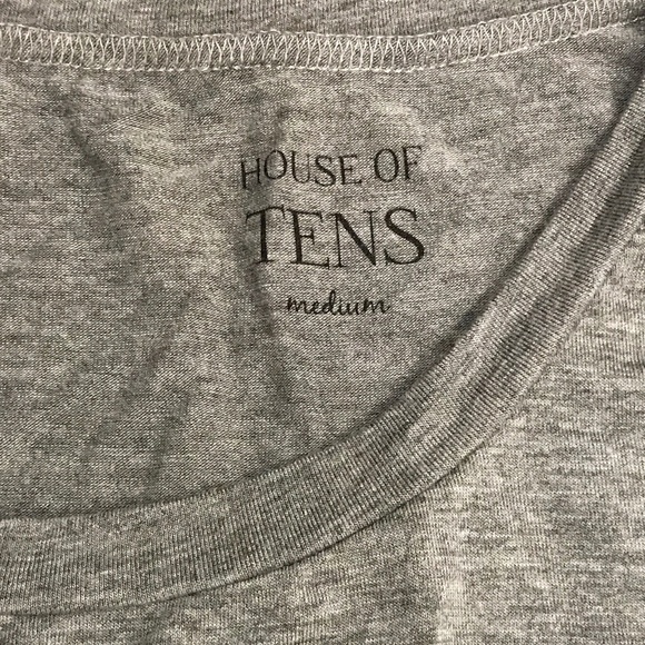 House of Tens “Get Ready To Get Sweaty” Muscle Tank | Gray | Size M | New - Picture 4 of 5